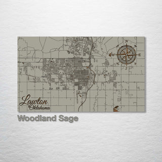 Lawton, Oklahoma Street Map - Fire & Pine