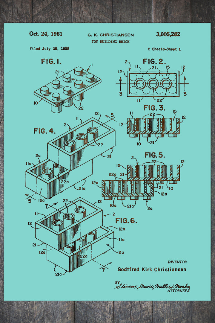 Lego Brick - Fire & Pine