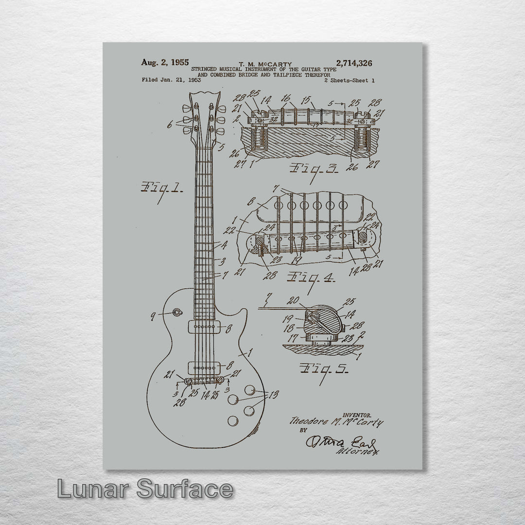 Les Paul Guitar 1955 - Fire & Pine