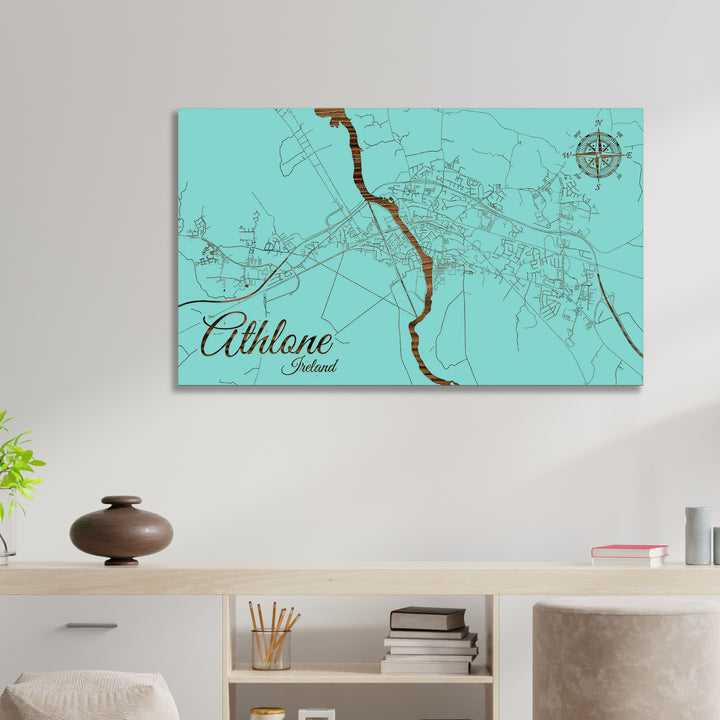 Athlone, Ireland Street Map