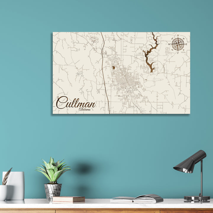 Cullman, Alabama Street Map