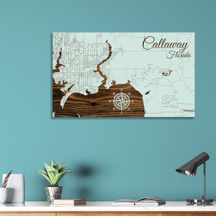 Callaway, Florida Street Map