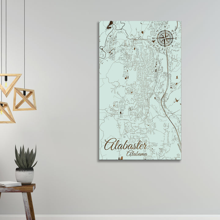 Alabaster, Alabama Street Map