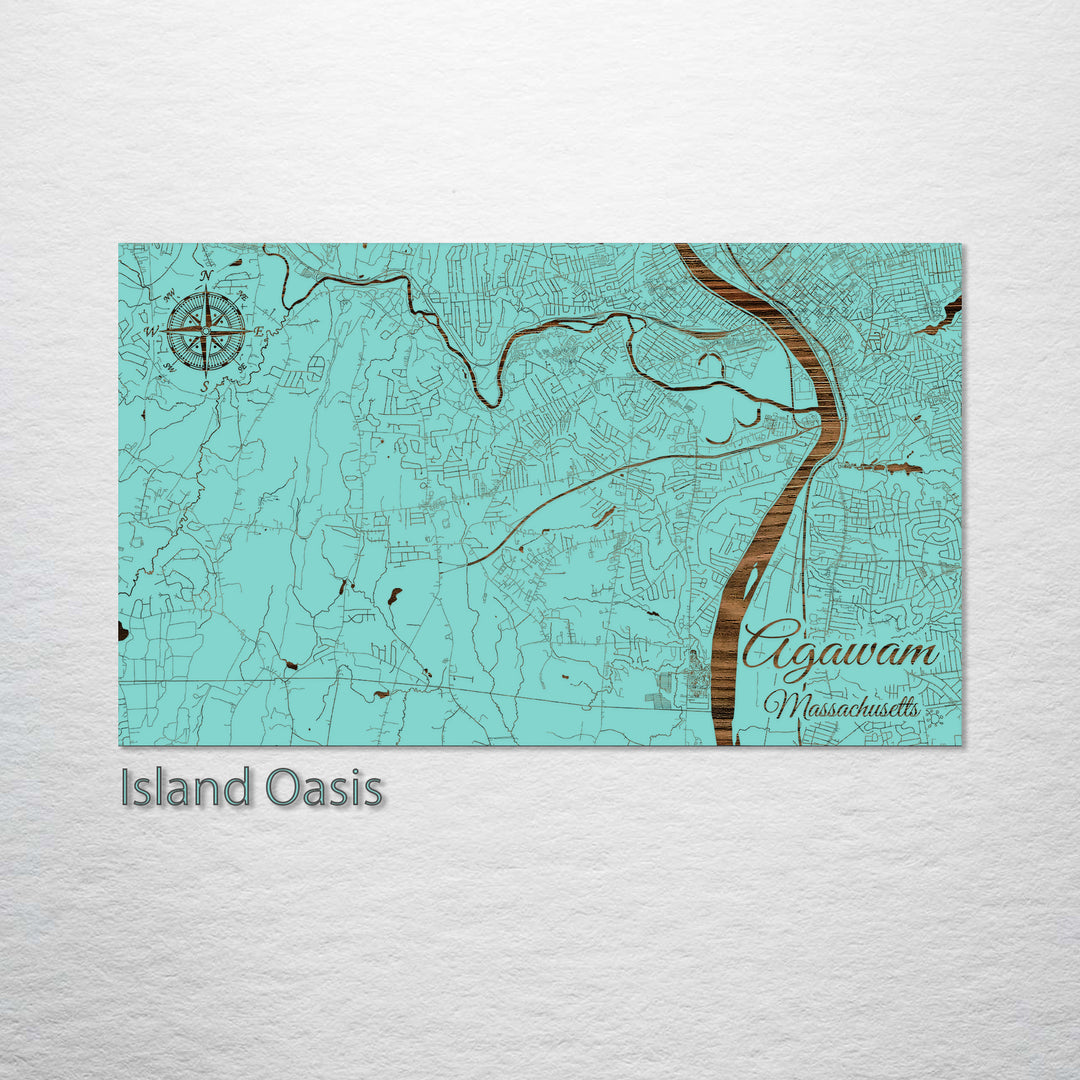 Agawam, Massachusetts Street Map