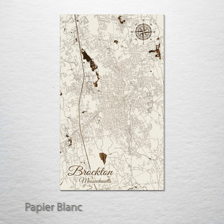 Brockton, Massachusetts Street Map