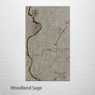 Chicopee, Massachusetts Street Map