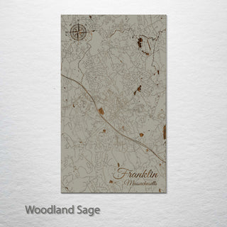 Franklin, Massachusetts Street Map