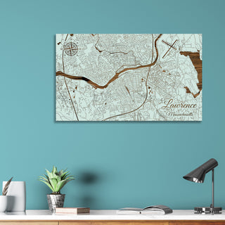 Lawrence, Massachusetts Street Map