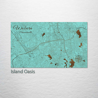 Woburn, Massachusetts Street Map