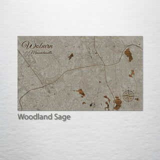 Woburn, Massachusetts Street Map