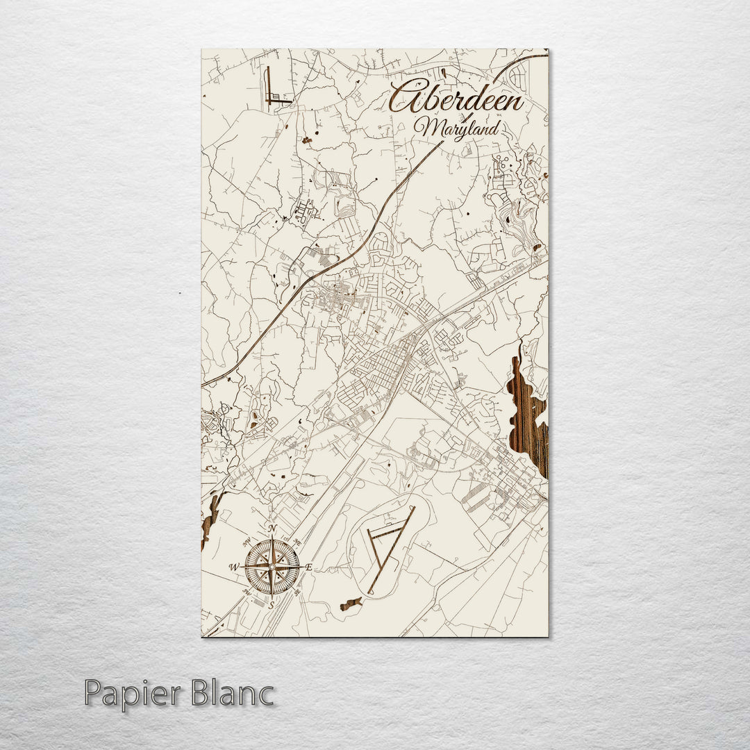 Aberdeen, Maryland Street Map