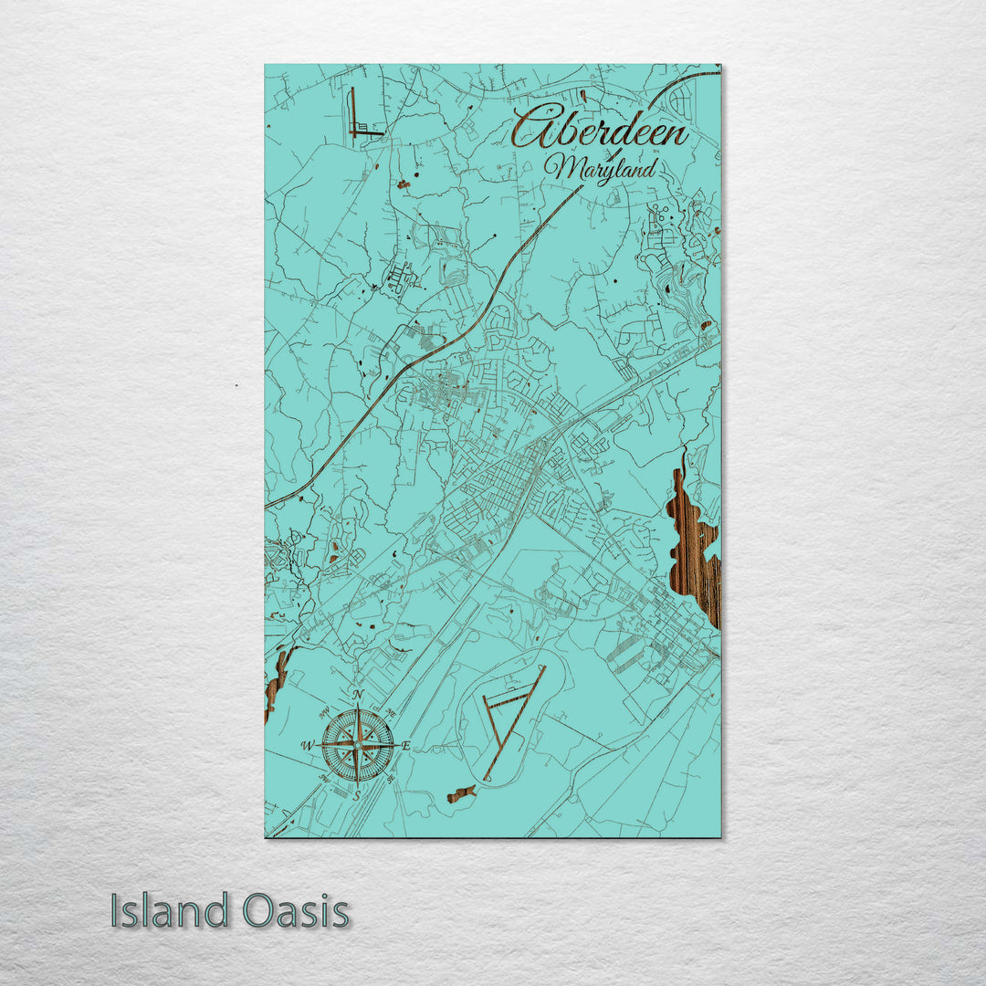 Aberdeen, Maryland Street Map