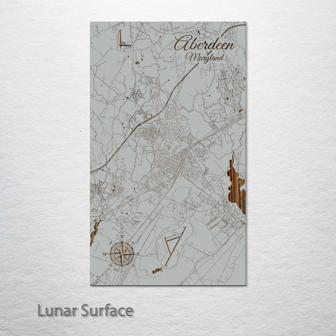 Aberdeen, Maryland Street Map