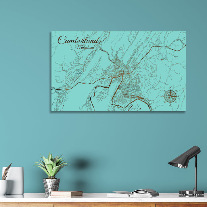 Cumberland, Maryland Street Map