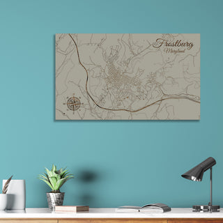 Frostburg, Maryland Street Map