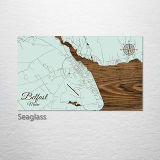 Belfast, Maine Street Map