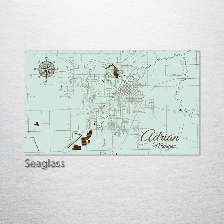 Adrian, Michigan Street Map