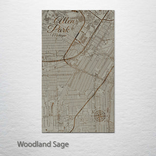 Allen Park, Michigan Street Map