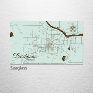 Buchanan, Michigan Street Map