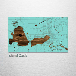 Cadillac, Michigan Street Map