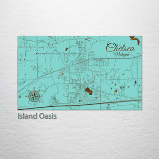 Chelsea, Michigan Street Map