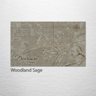 Dearborn, Michigan Street Map