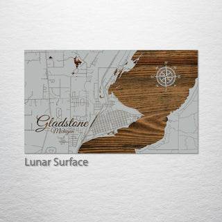 Gladstone, Michigan Street Map