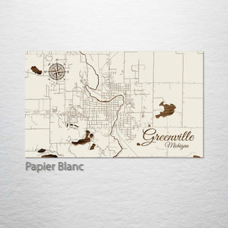Greenville, Michigan Street Map