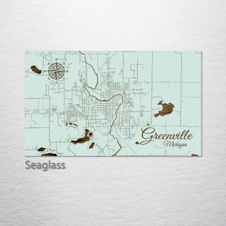 Greenville, Michigan Street Map