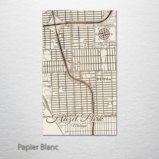 Hazel Park, Michigan Street Map