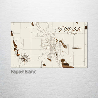 Hillsdale, Michigan Street Map