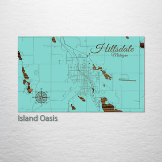 Hillsdale, Michigan Street Map