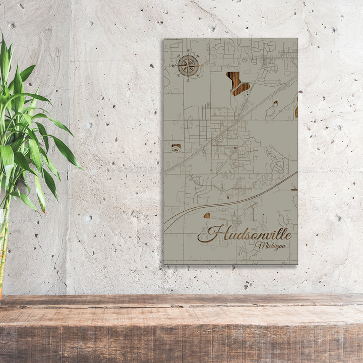 Hudsonville, Michigan Street Map