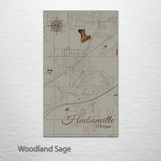 Hudsonville, Michigan Street Map