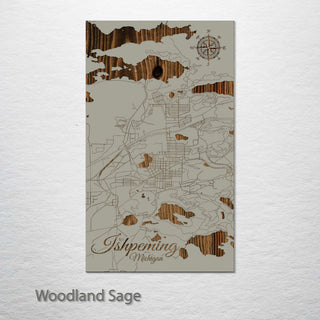 Ishpeming, Michigan Street Map