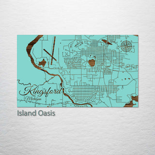 Kingsford, Michigan Street Map