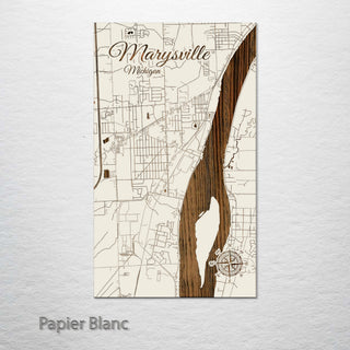 Marysville, Michigan Street Map