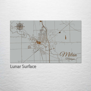 Milan, Michigan Street Map