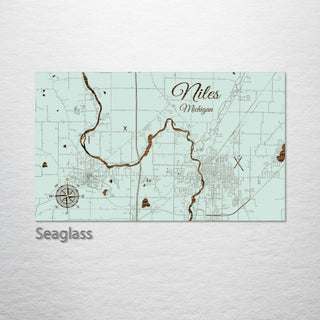 Niles, Michigan Street Map