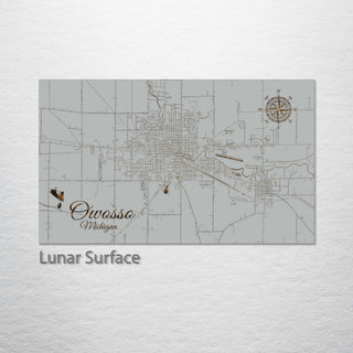 Owosso, Michigan Street Map