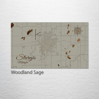 Sturgis, Michigan Street Map