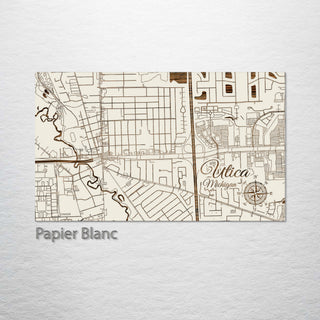 Utica, Michigan Street Map