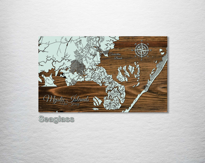 Mystic Islands, New Jersey Street Map