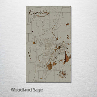 Cambridge, Minnesota Street Map