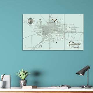 Glencoe, Minnesota Street Map