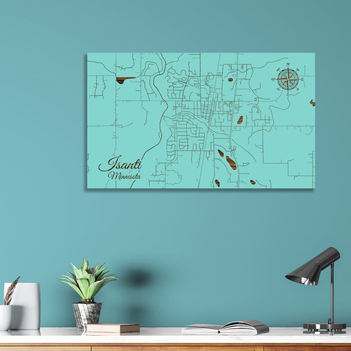 Isanti, Minnesota Street Map