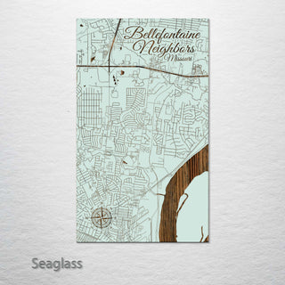 Bellefontaine Neighbors, Missouri Street Map