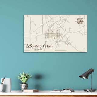 Bowling Green, Missouri Street Map