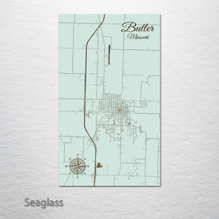 Butler, Missouri Street Map