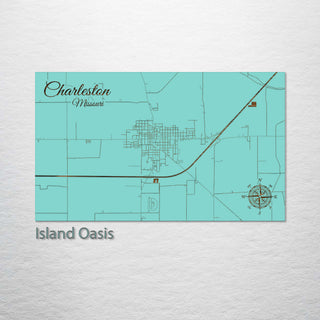 Charleston, Missouri Street Map